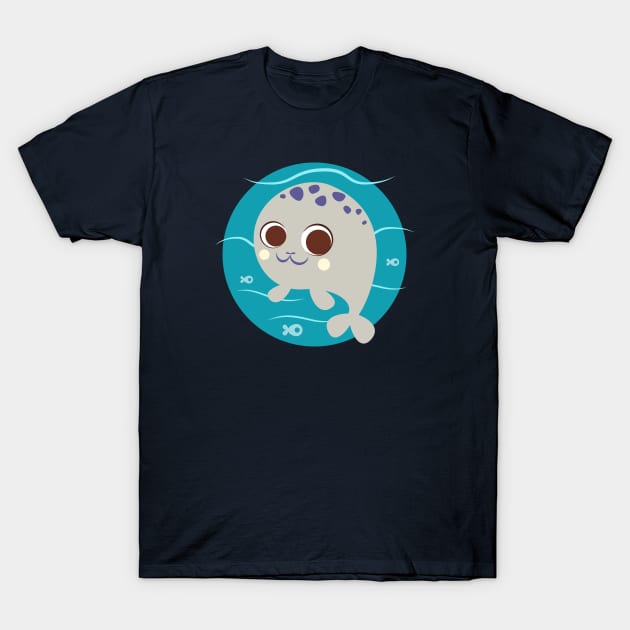 Baby Seal T-Shirt by aglomeradesign